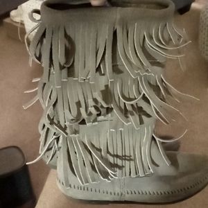 Minnetonka Fringed Boots